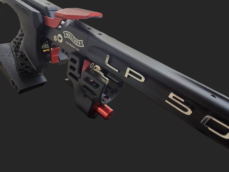 Laser holder for air pistols with angle front/Aluminium